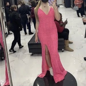 BRIGHT pink PROM dress - size 4 from Alexandra’s Boutique
